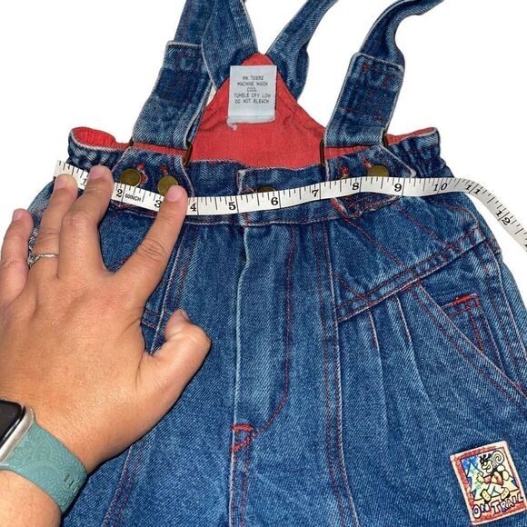 Dept. of Traffic Vintage Jeans with Suspenders - Kids Size 3 - Picture 9 of 10